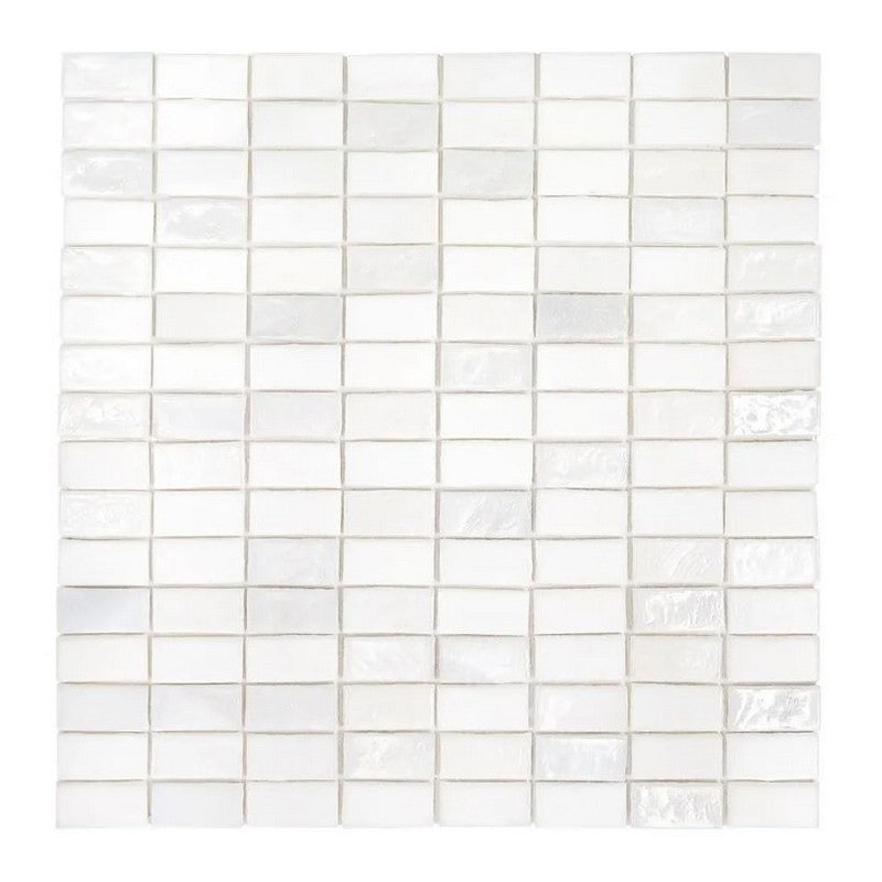 Jeffrey Court Pool 12.25" x 12.25" - 0.63" Stack Brick Blend Glass Mosaic