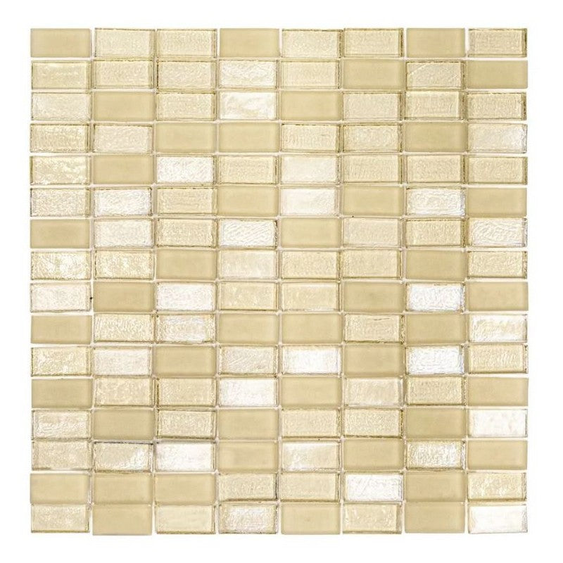 Jeffrey Court Pool 12.25" x 12.25" - 0.63" Stack Brick Glass Mosaic