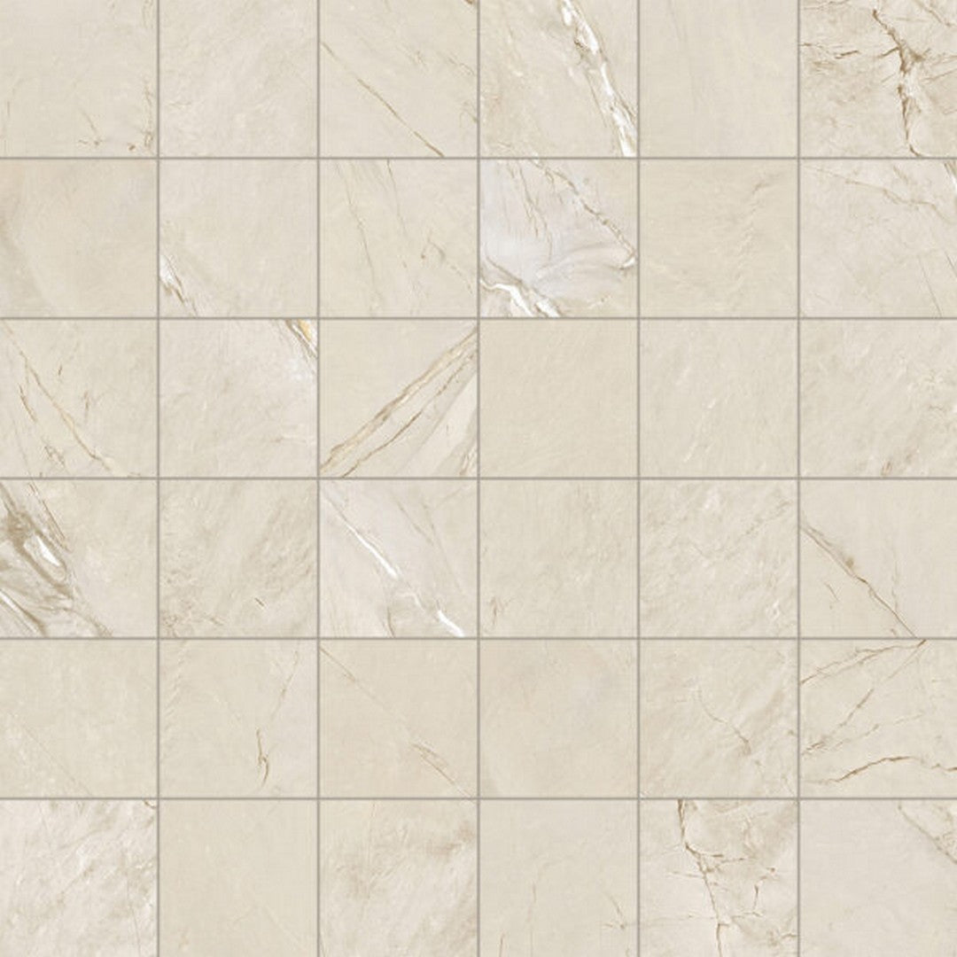 Happy Floors Cardosia 12" x 12" Rectified Natural Porcelain 2" Mosaic