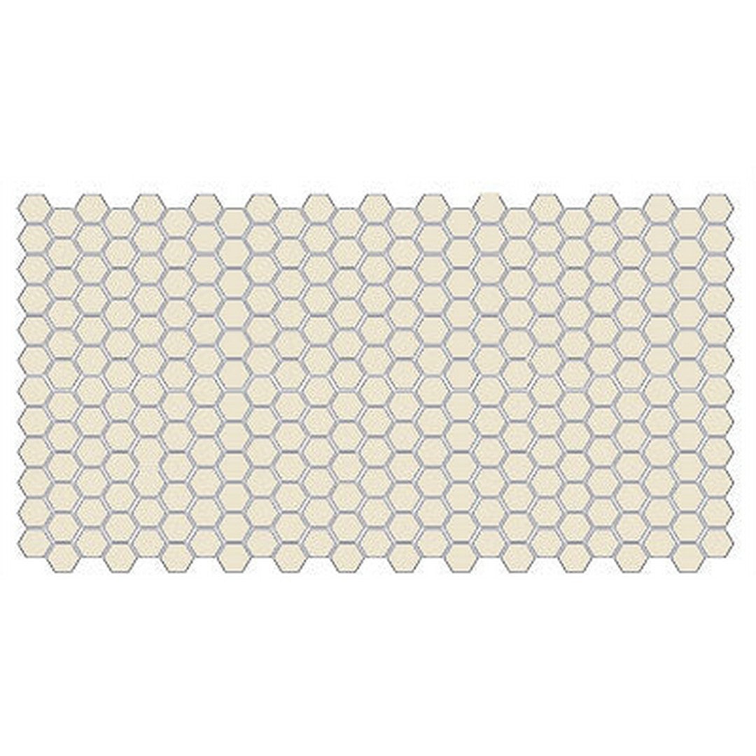 American Olean Unglazed Mosaics 12" x 24" Unglazed Porcelain 1" Hexagon Mosaic