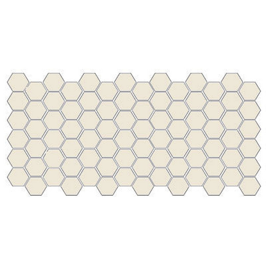 American Olean Unglazed Mosaics 12" x 24" Unglazed Porcelain 2" Hexagon Mosaic