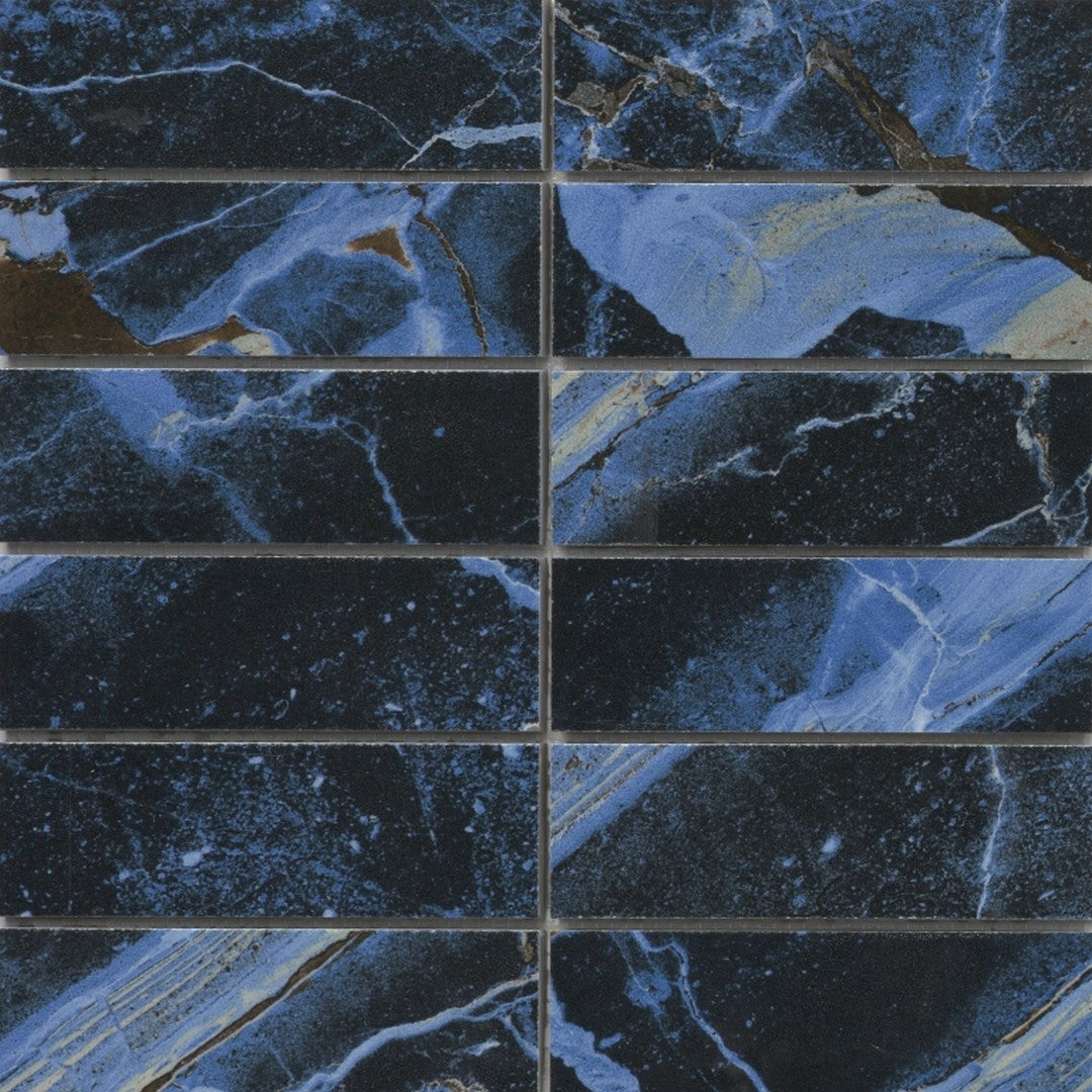 Emser Parkview 12" x 12" Polished 2x6" Stacked Porcelain Mosaic