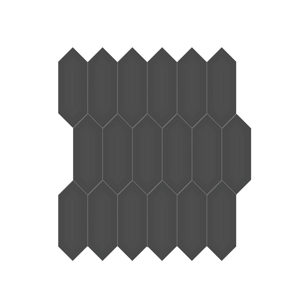 Anatolia Soho 11.18" x 12.52" Matte Porcelain 2×5" Picket Mosaic