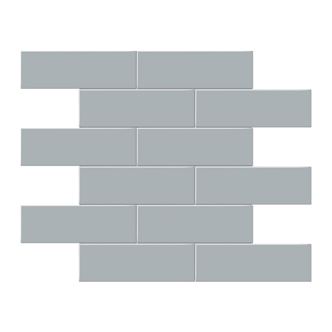 Anatolia Soho 11.65" x 11.73" Glossy Porcelain 2×6" Brick Mosaic