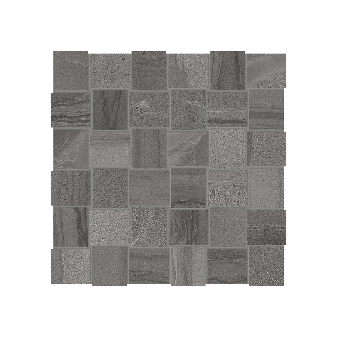 Anatolia Amelia 12" x 12" Matte Porcelain 2" Basketweave Mosaic