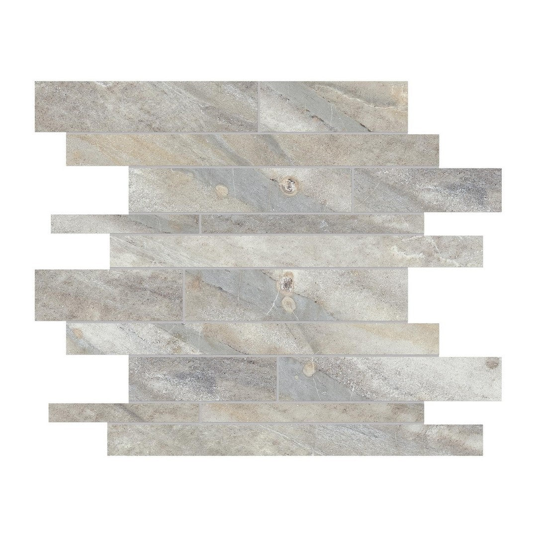 Anatolia Evolution 12" x 12" Matte Porcelain Random Strip Mosaic