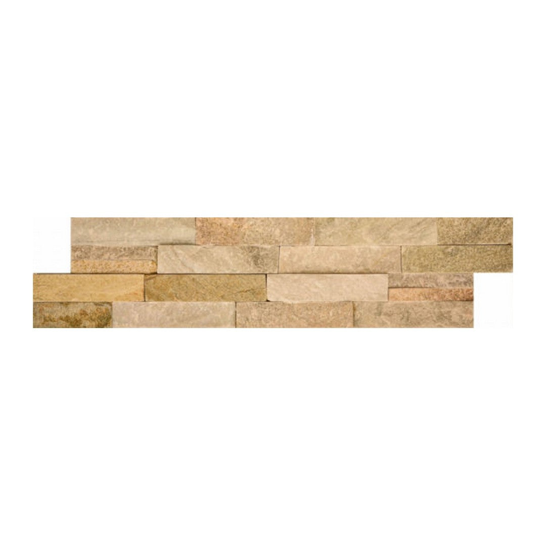 Qualis Ceramica Ledgerstone 6" x 24" Matte Natural Stone Tile