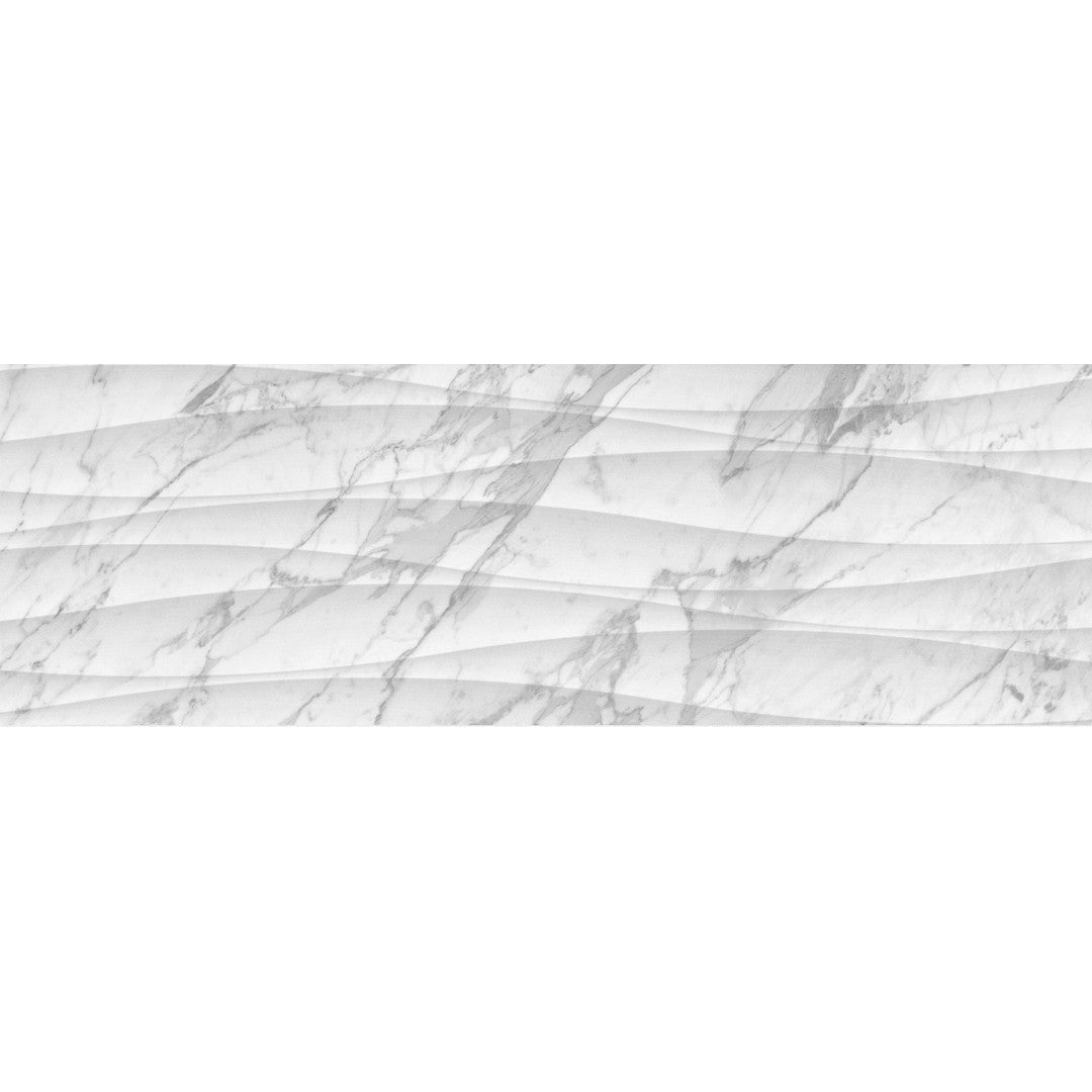 Crossville Raffino 12" x 36" Rectified Matte Curva Deco Ceramic Wall Tile