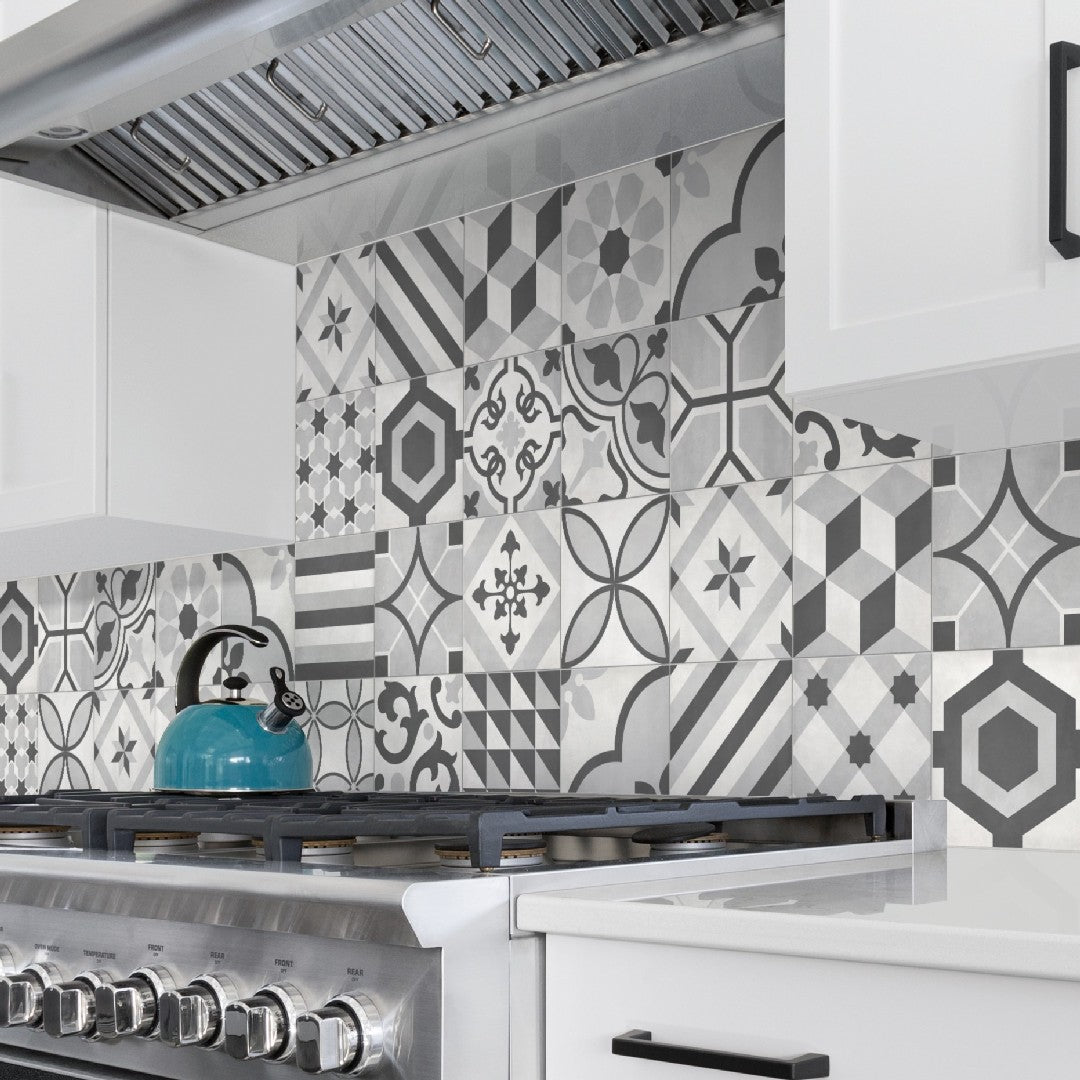 Crossville-Form-8-x-8-Matte-Porcelain-Blends-Deco-Tile-Ice