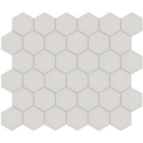 Crossville Studios Soho Unglazed 11" x 12" Matte 2" Hexagon Porcelain Mosaic