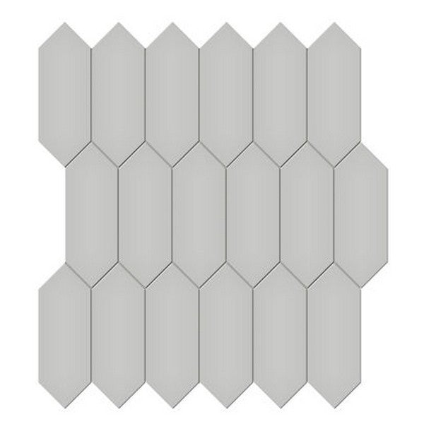 Crossville Soho Glazed 11.81" x 12.5" Glossy 2x5" Picket Porcelain Mosaic