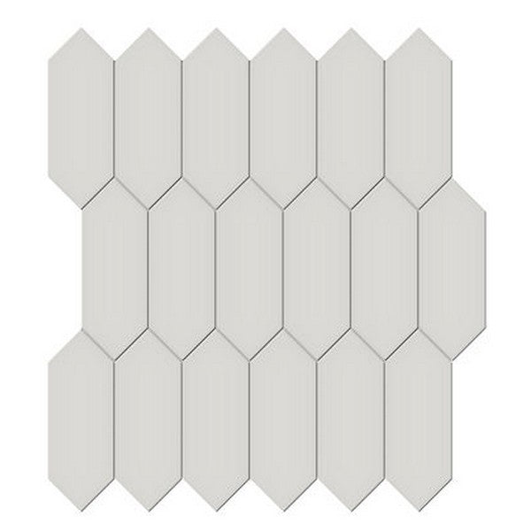 Crossville Soho Glazed 11.81" x 12.5" Matte 2x5" Picket Porcelain Mosaic