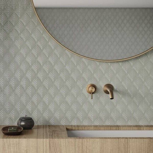 Crossville-Studios-Soho-Glazed-11-x-13-Glossy-Scallop-Porcelain-Mosaic-Soft-Sage