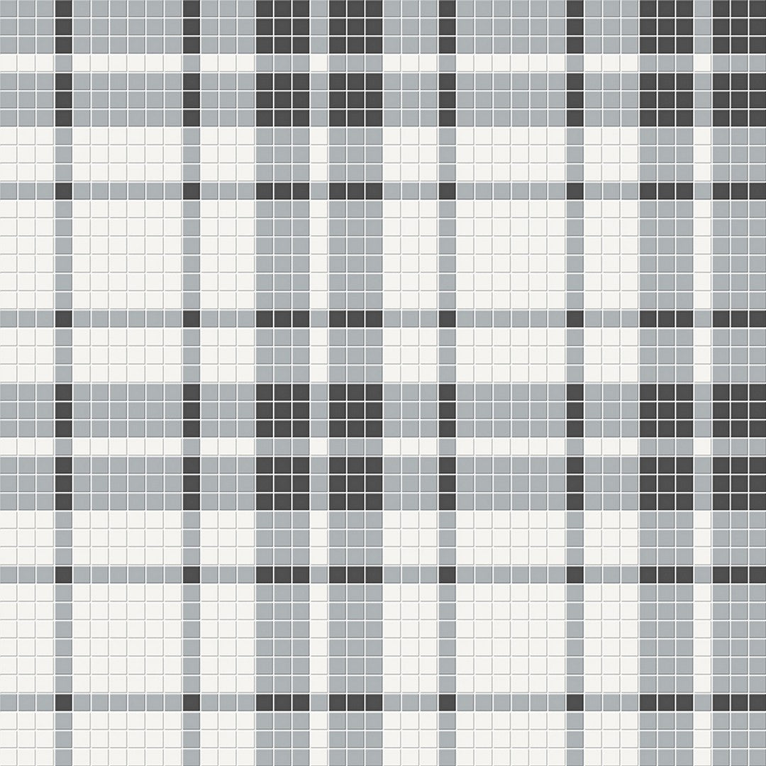 Crossville-Studios-Soho-Patterned-12-x-12-Matte-Plaid-Porcelain-Mosaic-Dawn-Blend