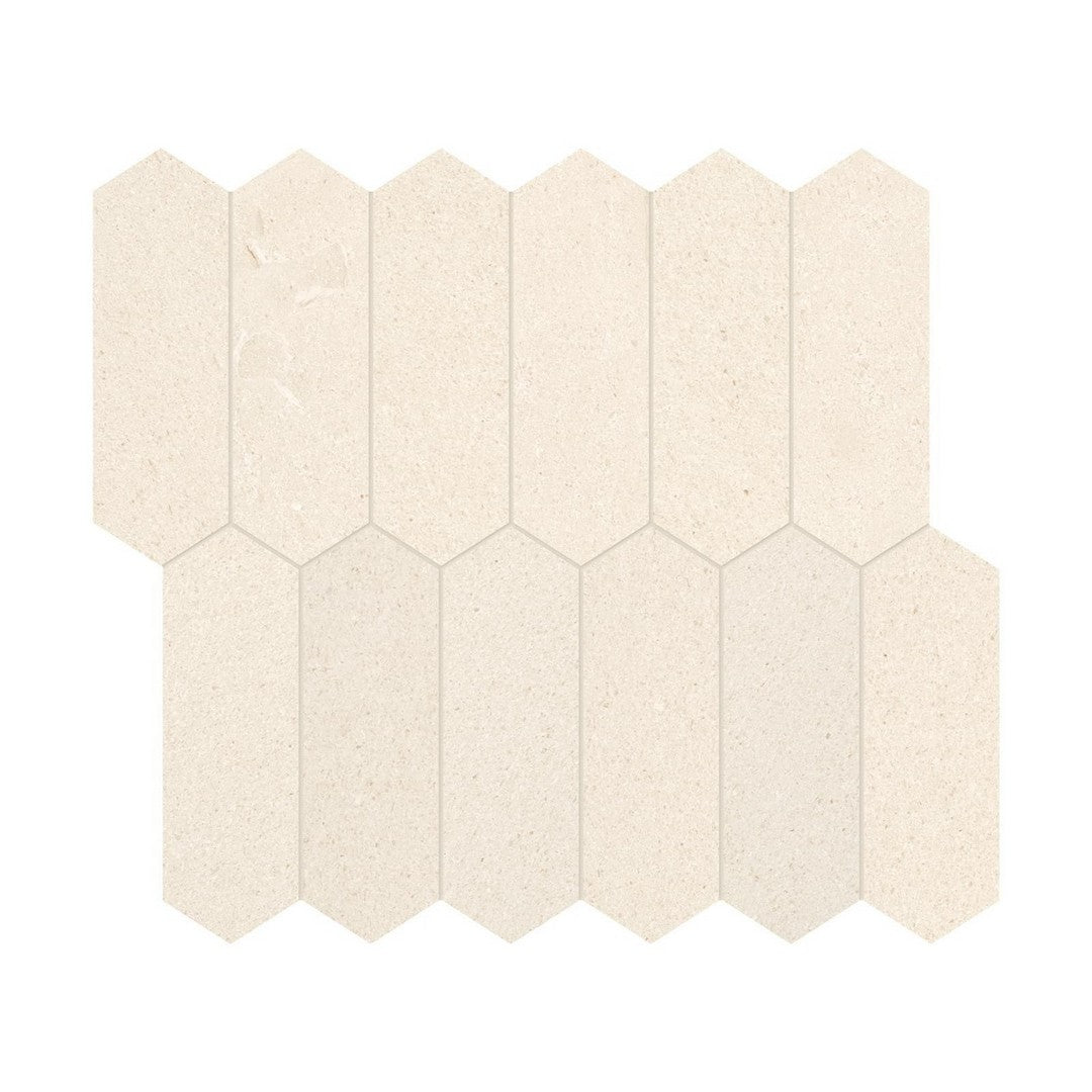 Anatolia Natural Stone 12" x 12" Honed Limestone 2x6" Picket Mosaic