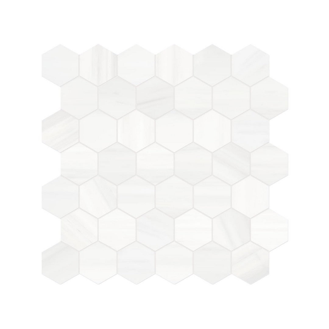 Anatolia Natural Stone 12" x 12" Honed Dolomite 2" Hexagon Mosaic