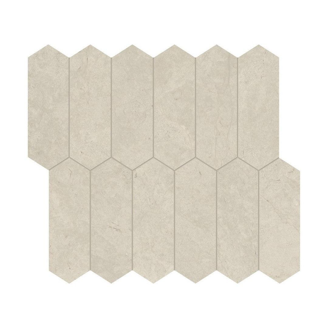 Anatolia Natural Stone 12" x 12" Honed Limestone 2x6" Picket Mosaic