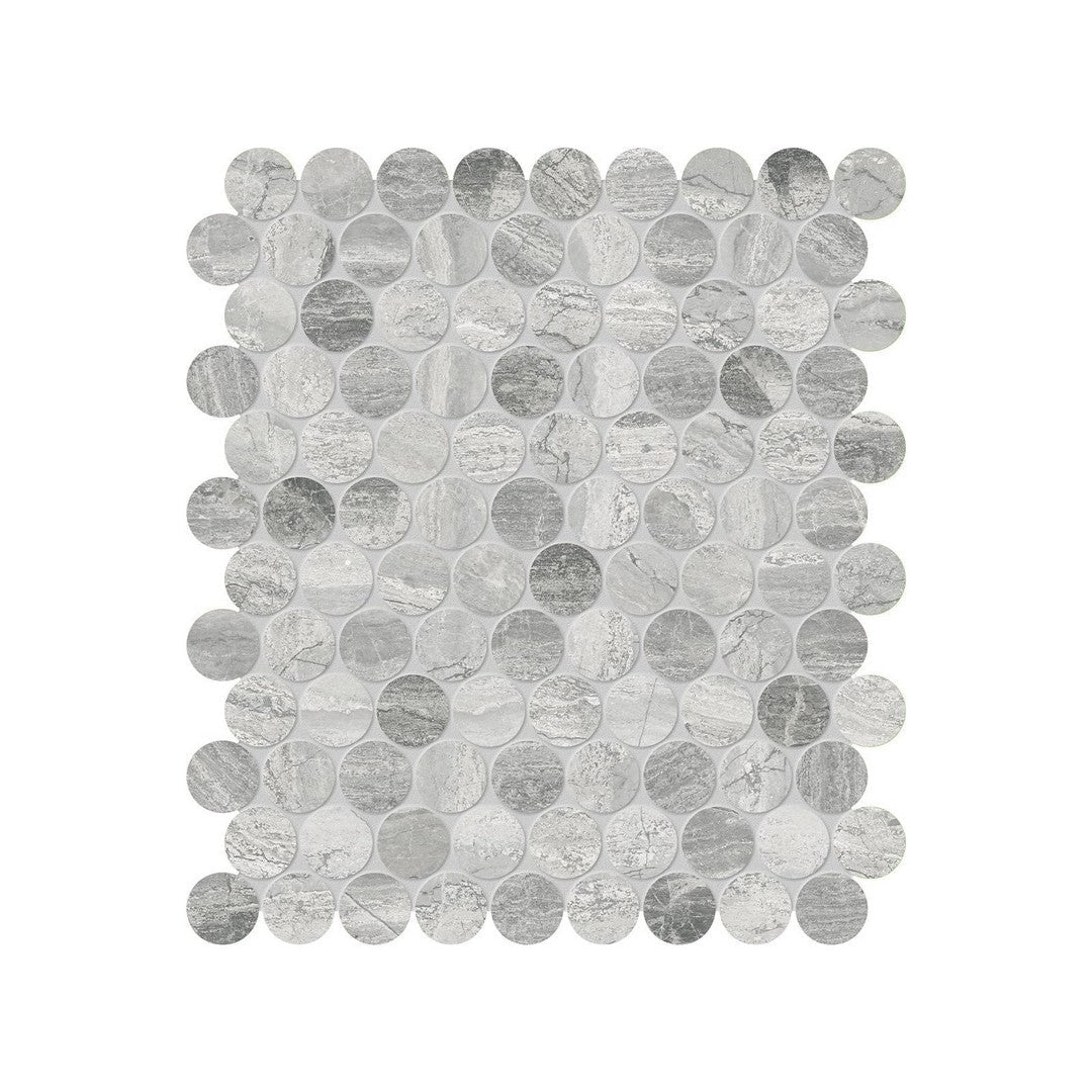 Anatolia Natural Stone 11" x 12" Honed Marble 1.25" Penny Round Mosaic