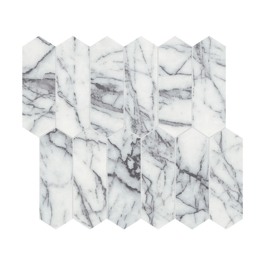 Anatolia Natural Stone 11" x 12" Honed Marble 2x6" Picket Mosaic