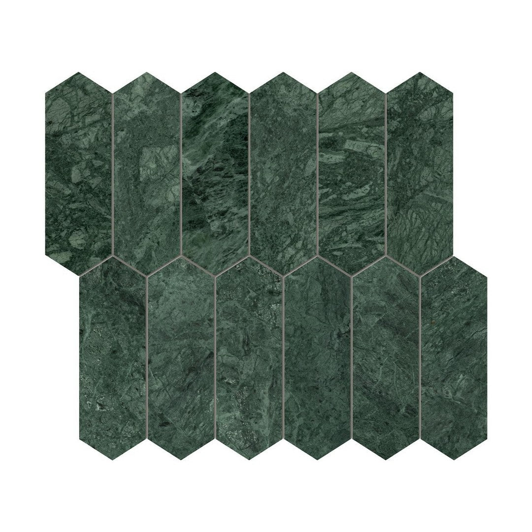 Anatolia Natural Stone 11" x 12" Polished Marble 2x6" Picket Mosaic