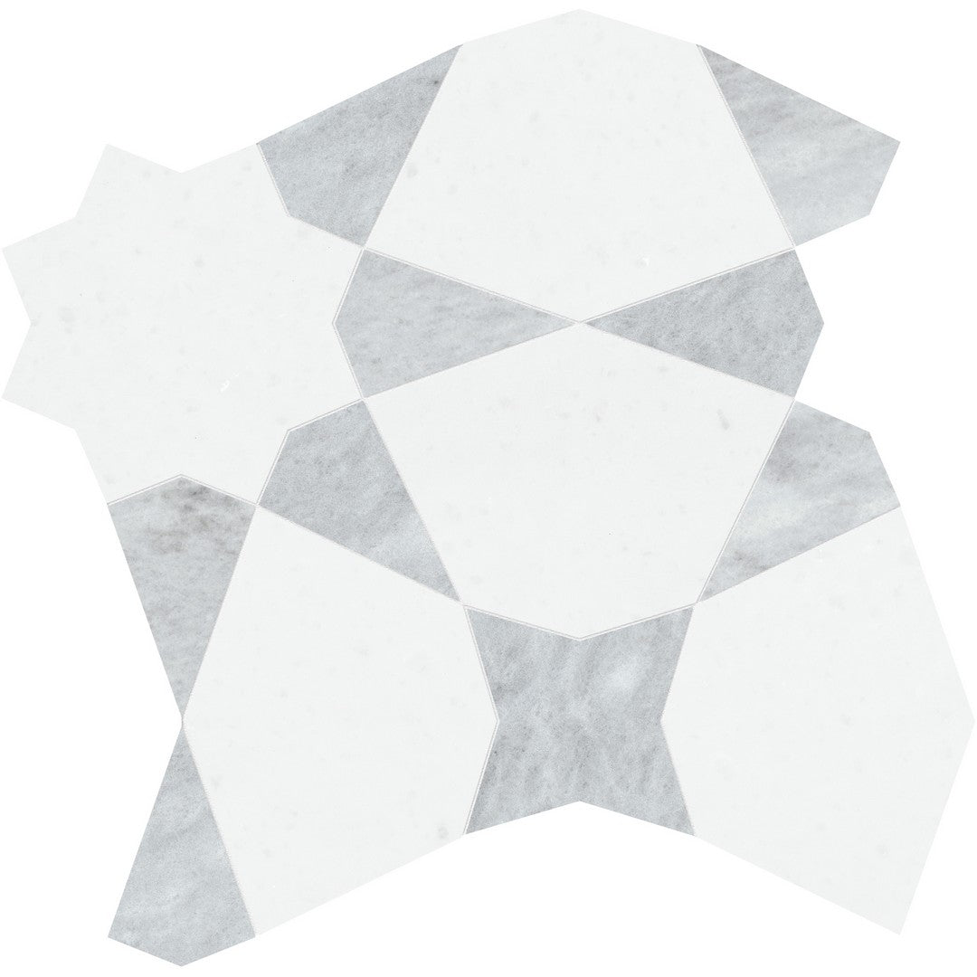 Anatolia Utopio Stellar 9" x 9" Honed Marble Custom Mosaic