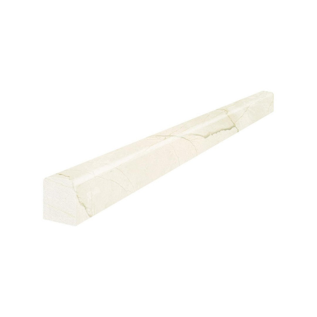 Anatolia Natural Stone 0.5" x 12" Honed Marble Deco Bar Flat Liner