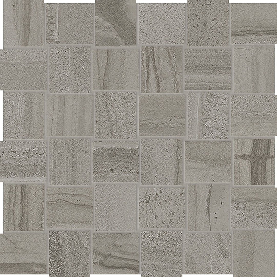 Crossville Amelia 12" x 12" Matte Porcelain 2" Basketweave Mosaic
