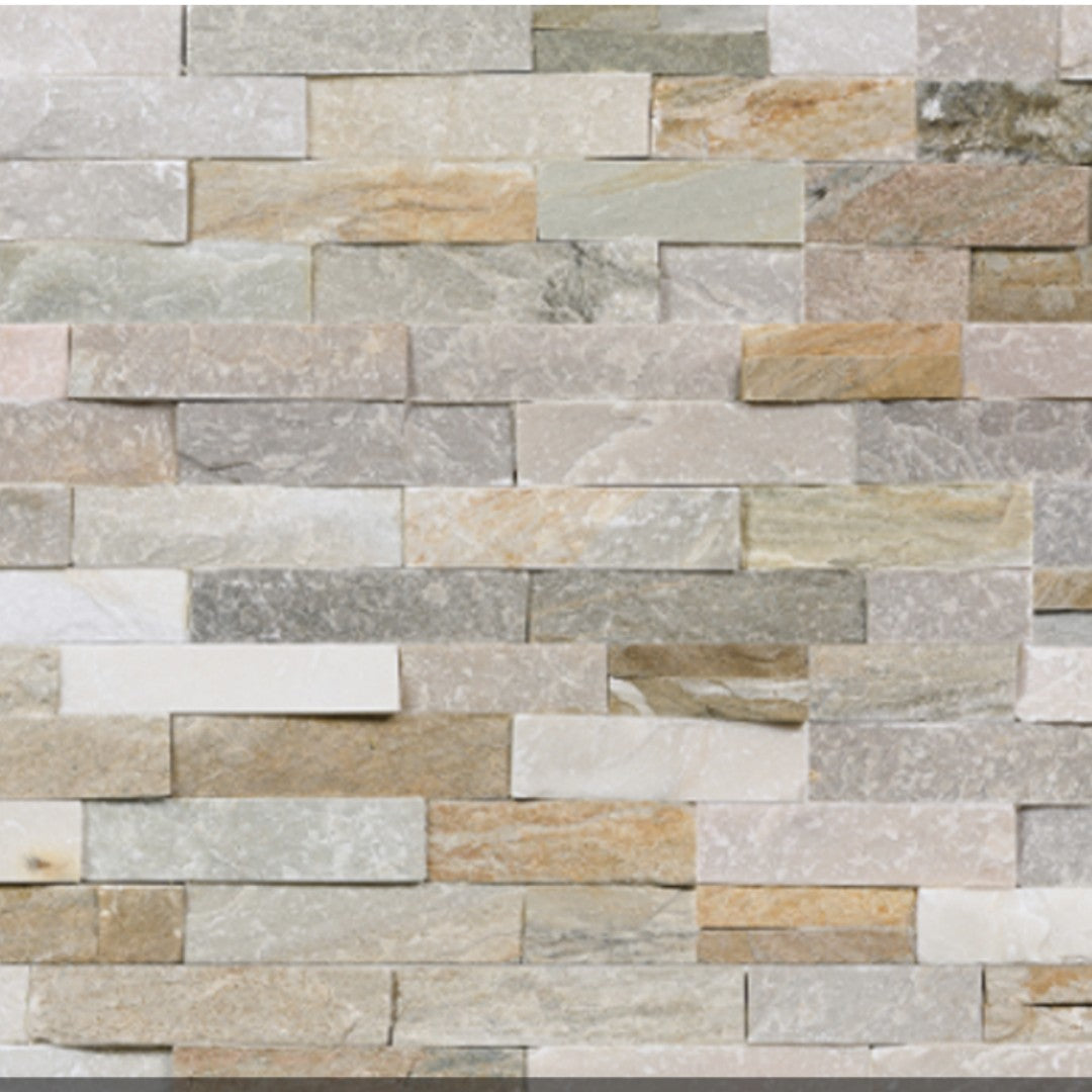 Crossville Ledge Stone 6" x 24" Textured Natural Stone Wall Panel
