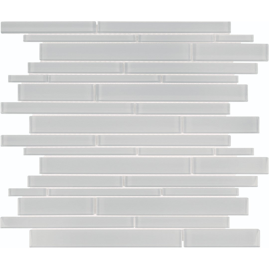 Tesoro Element 11.75" x 11.75" Interlocking Random Linear Glass Mosaic