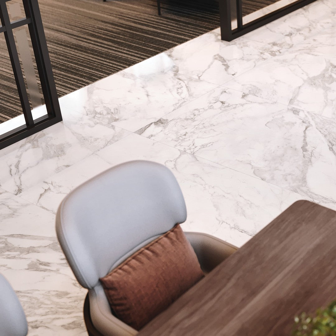 Tesoro-La-Marca-24-x-48-Rectified-Matte-Porcelain-Tile-Arabescato