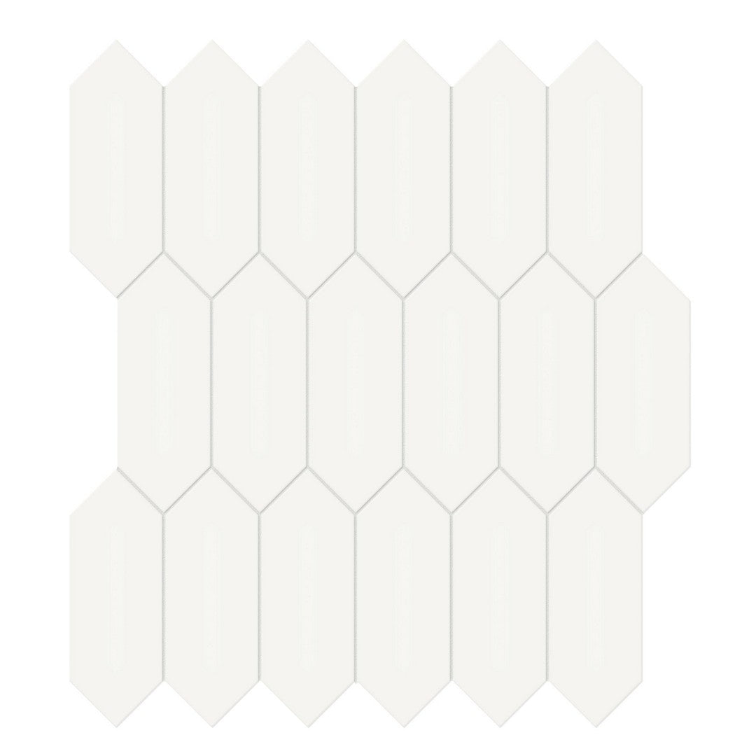 Tesoro Soho 12.5" x 11.5" Pressed Matte Porcelain Picket Mosaic