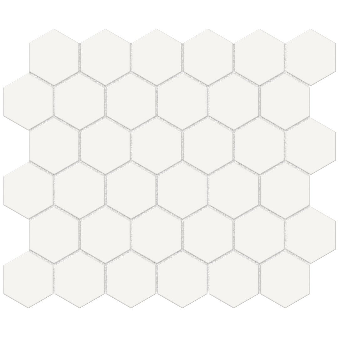 Tesoro Soho 11.5" x 10.75" Pressed Matte Porcelain 2" Hexagon Mosaic
