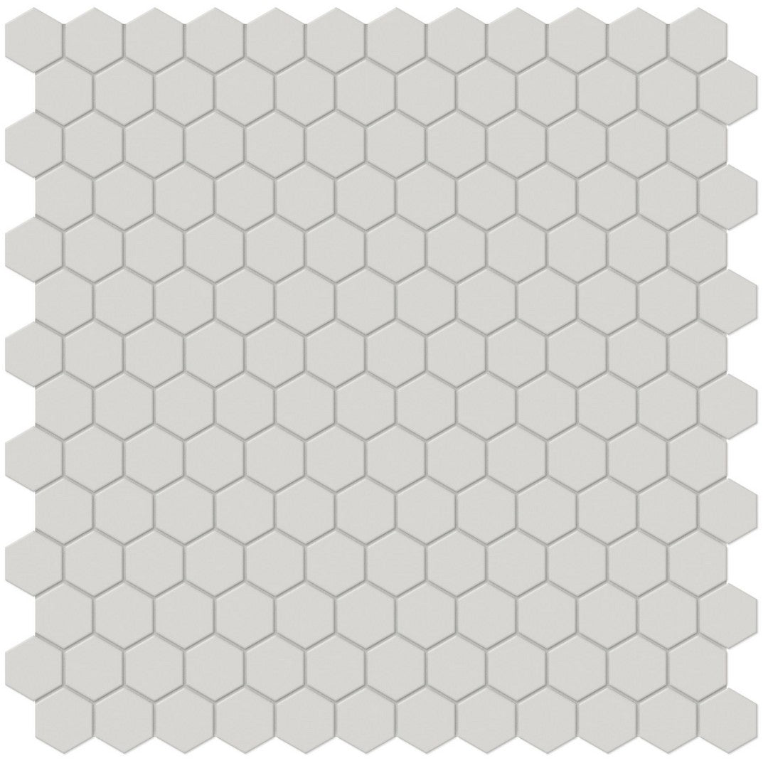 Tesoro Soho 11.75" x 11.5" Pressed Matte Porcelain 1" Hexagon Mosaic