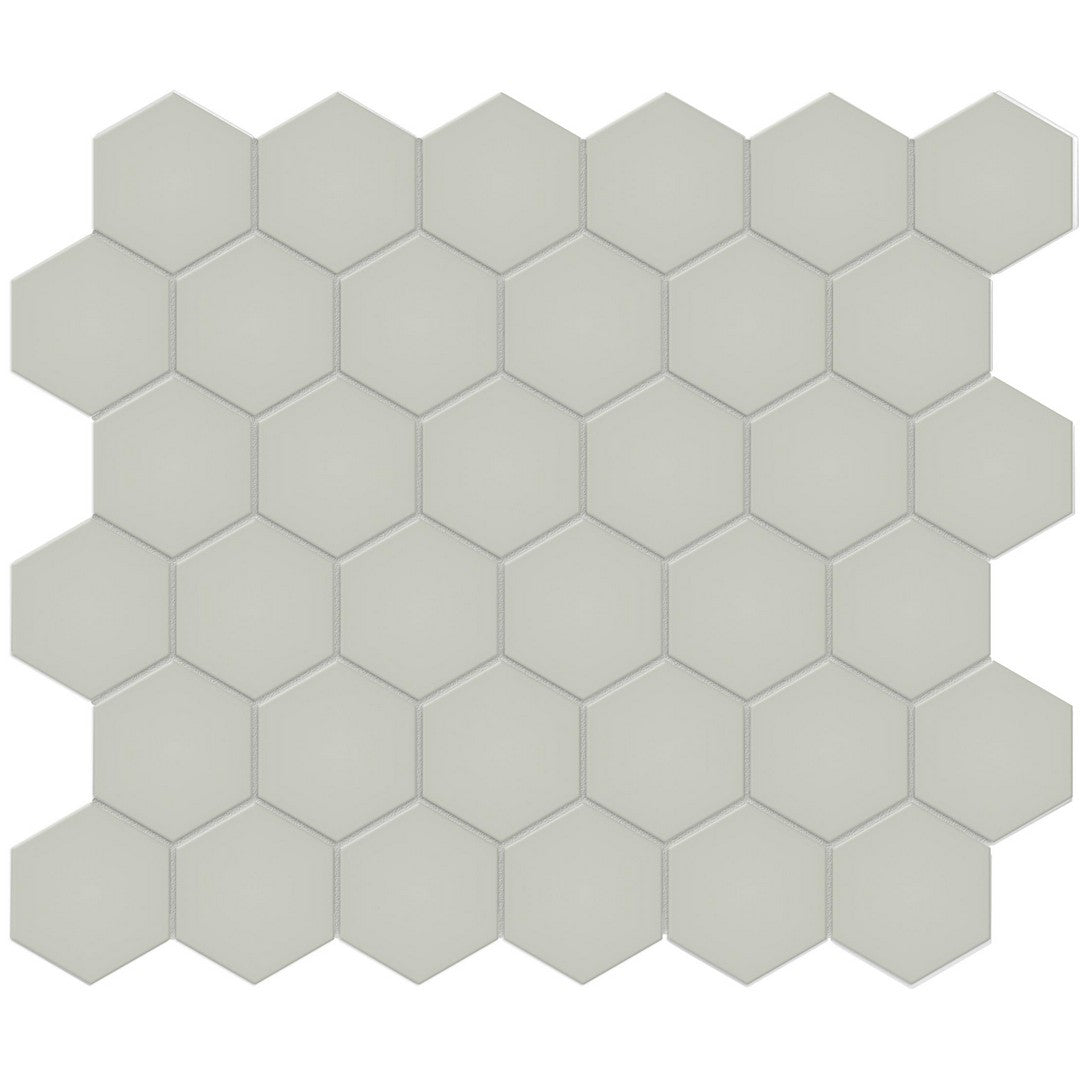 Tesoro Soho 11.5" x 10.75" Pressed Matte Porcelain 2" Hexagon Mosaic