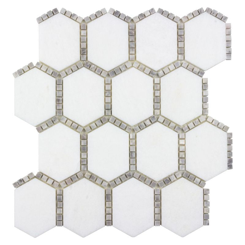 Anthology The Finish Line 12" x 12" Jeweled Hexagon Mosaic