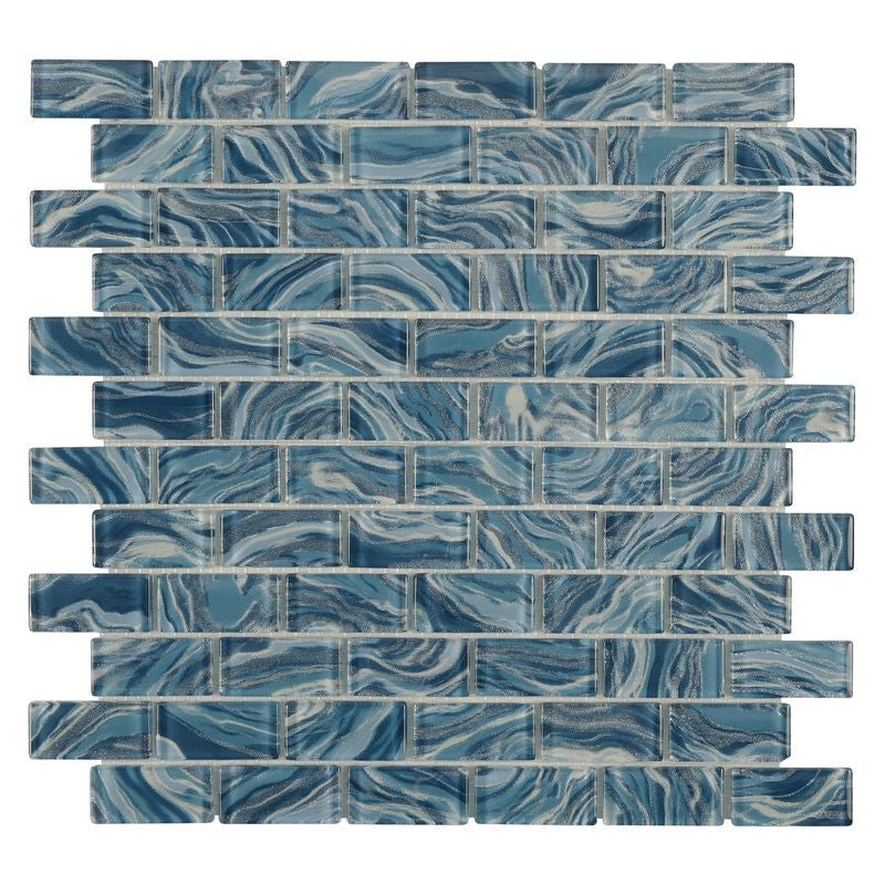 Anthology Oceanique 12" x 12" Rectangular Mosaic