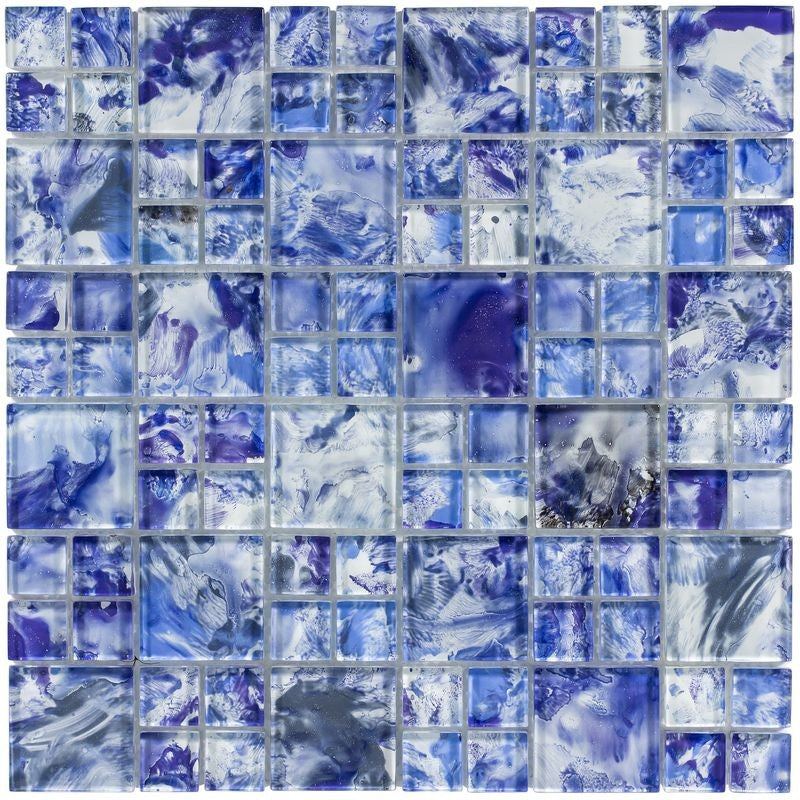 Anthology Splash 12" x 12" Assorted Rectangles Mosaic Glossy