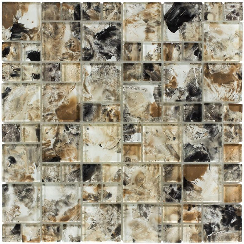 Anthology Splash 12" x 12" Assorted Rectangles Mosaic Glossy