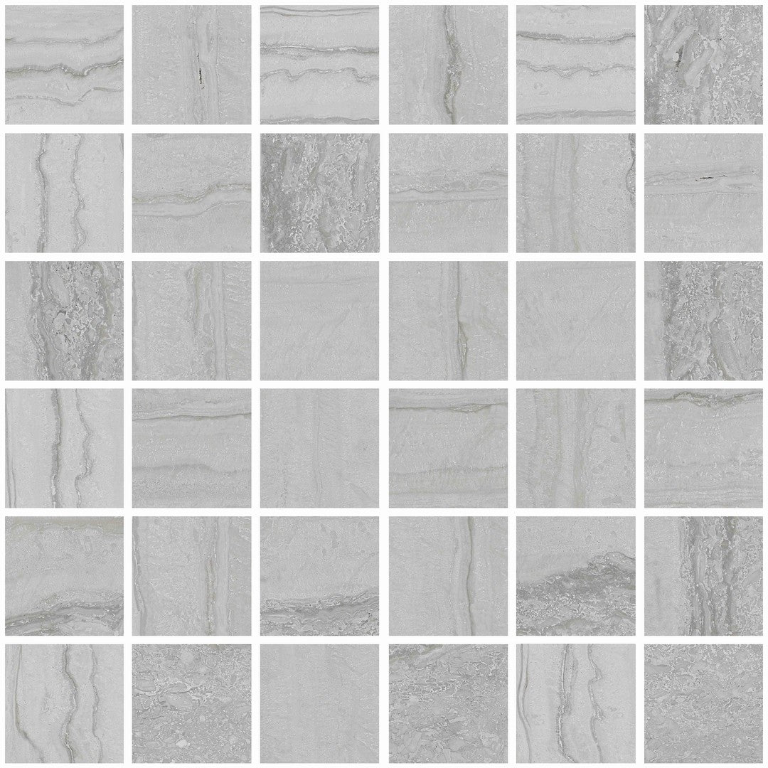 Tesoro Memento 12" x 12" Rectified Matte Porcelain 2" Mosaic