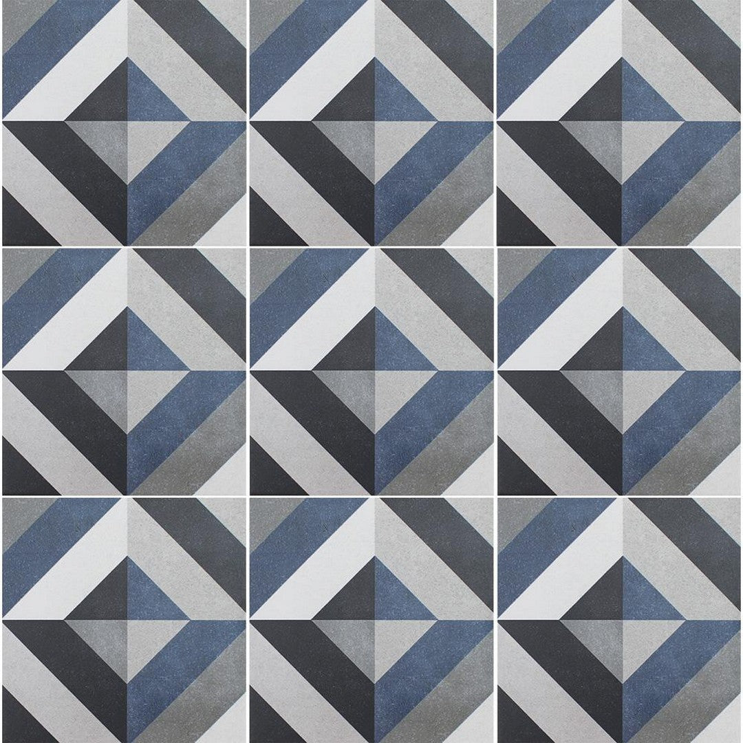 Tesoro Fleur 6" x 6" Geometric Porcelain Tile
