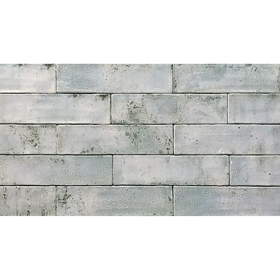 Tesoro Grunge 3" x 12" Pressed Glossy Ceramic Brick Wall Tile
