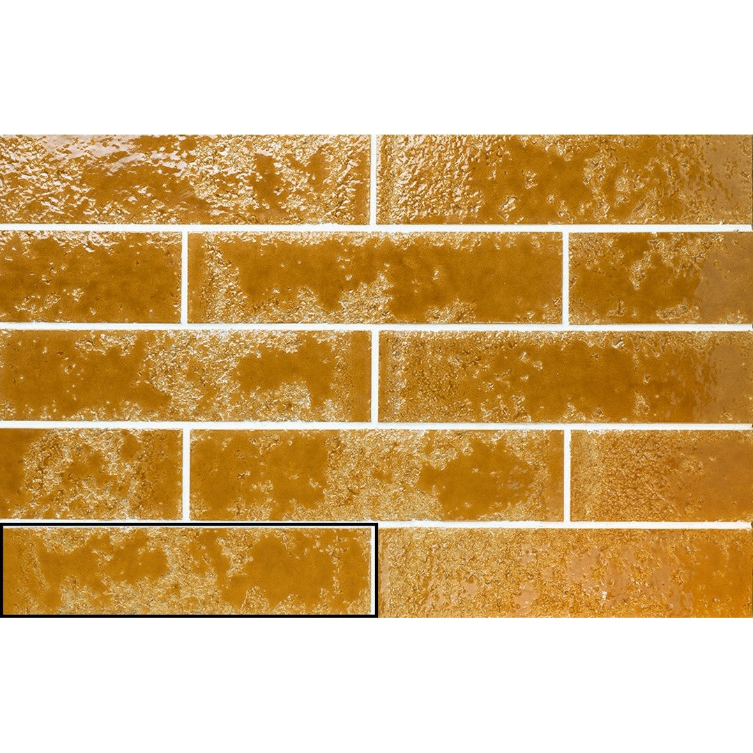 Tesoro-Pukka-2.5-x-10-Pressed-Glossy-Painted-Brick-Ceramic-Wall-Tile-Amber