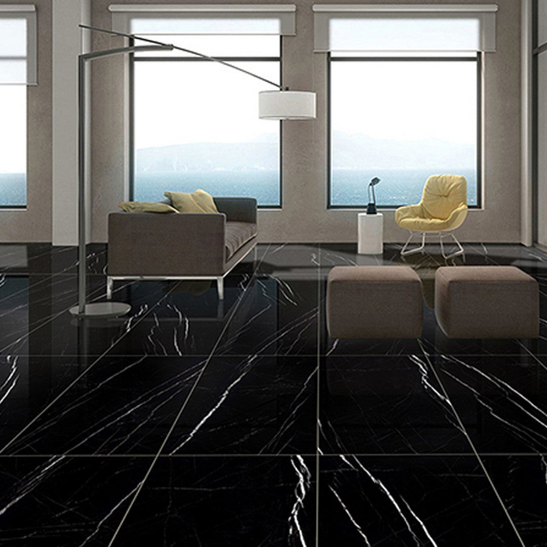 MiR-Arya-24-x-48-Rectified-Porcelain-Tile-Polished-Nero-Marquina