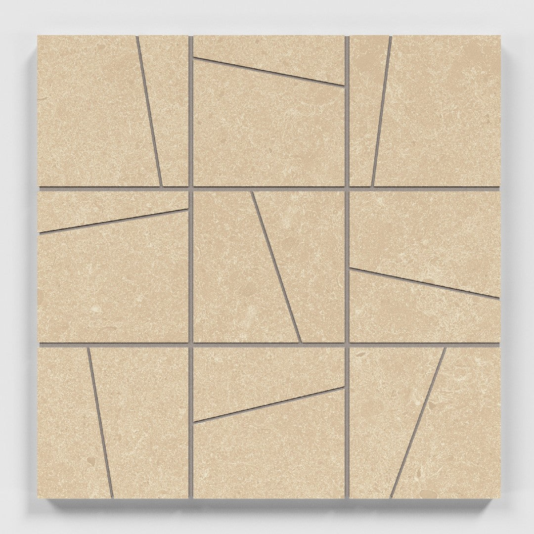 Crossville Argent 2.0 - 12" x 12" Unpolished Porcelain 4" Random Angle Mosaic