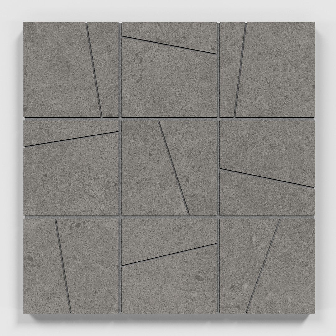 Crossville Argent 2.0 - 12" x 12" Unpolished Porcelain 4" Random Angle Mosaic