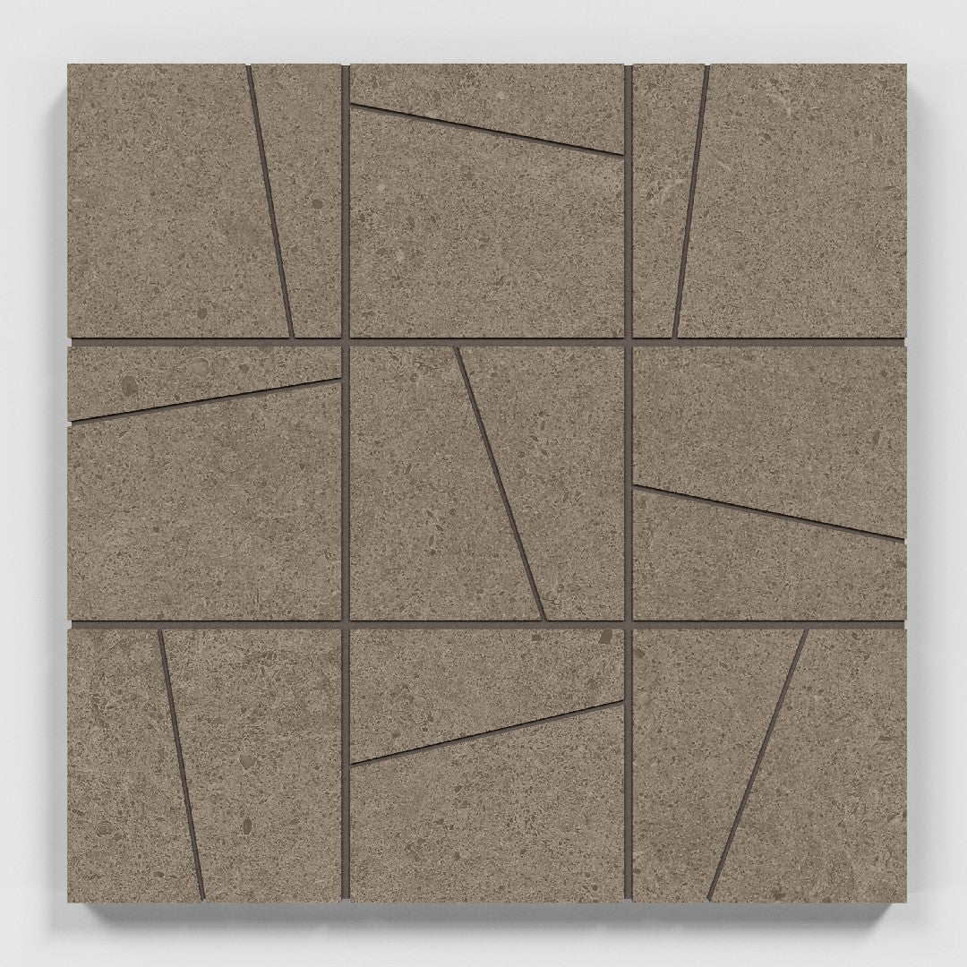 Crossville Argent 2.0 - 12" x 12" Unpolished Porcelain 4" Random Angle Mosaic