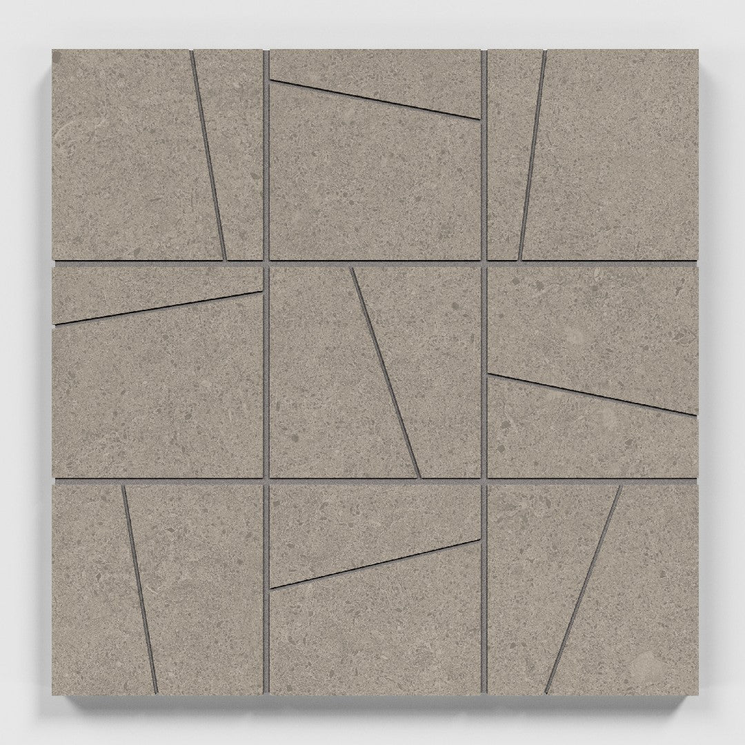 Crossville Argent 2.0 - 12" x 12" Unpolished Porcelain 4" Random Angle Mosaic