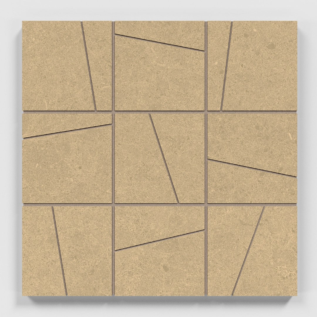 Crossville Argent 2.0 - 12" x 12" Unpolished Porcelain 4" Random Angle Mosaic