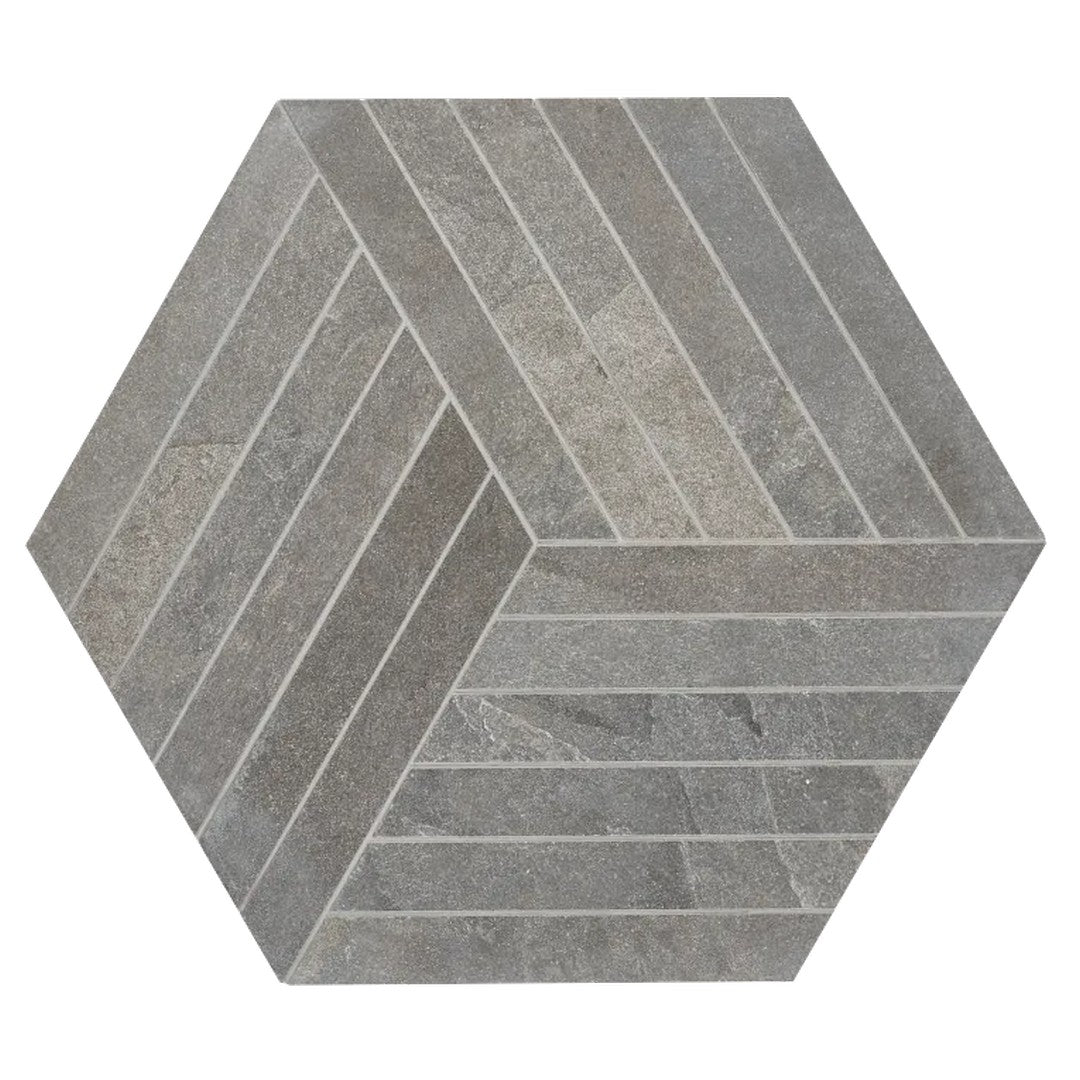 Arizona Canyon 16" x 18" Matte Rectified Porcelain Hexagon Mosaic