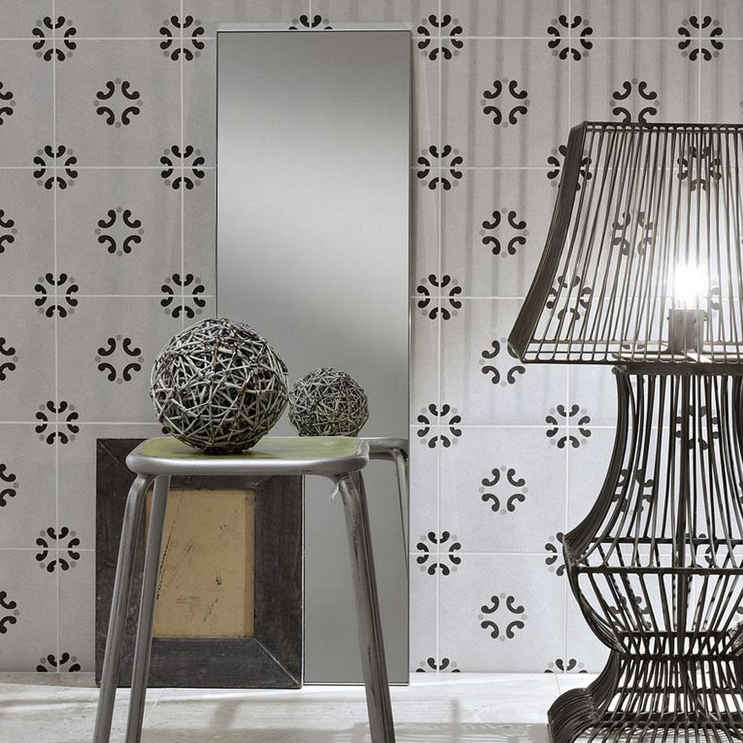 Arizona-Cementine-B&W-8-x-8-Natural-Rectified-Glazed-Porcelain-Deco-Tile-B&W-3